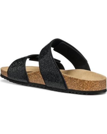 Sandalen GEOX  für Damen SANDALIA DOBLE VELCRO DE  C9999 BLACK