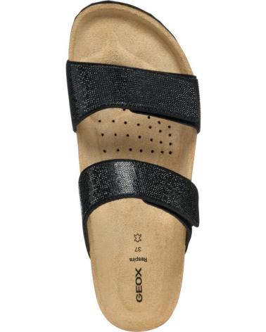 Sandalen GEOX  für Damen SANDALIA DOBLE VELCRO DE  C9999 BLACK