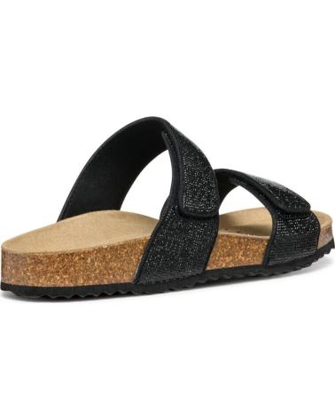 Sandalen GEOX  für Damen SANDALIA DOBLE VELCRO DE  C9999 BLACK