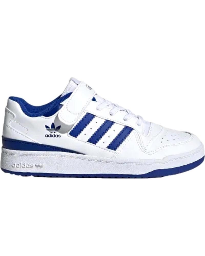 Deportivas ADIDAS  de Niña y Niño ZAPATILLAS FORUM LOW PARA NINOS UNISEX EN COLOR  BLANCO