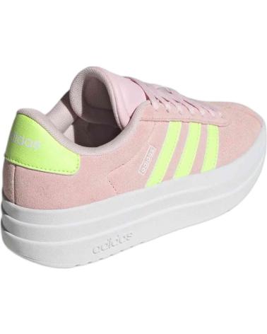 ADIDAS VL COURT BOLD JI1017 ZAPATILLAS PLATAFORMA NIÑOS ROSAS ROSA