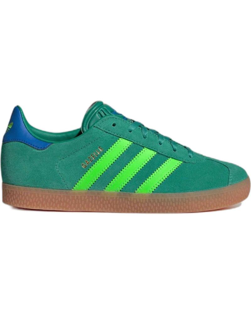 Sportivo per Donna e Bambina e Bambino ADIDAS ZAPATILLAS GAZELLE UNISEX EN COLOR VERDE