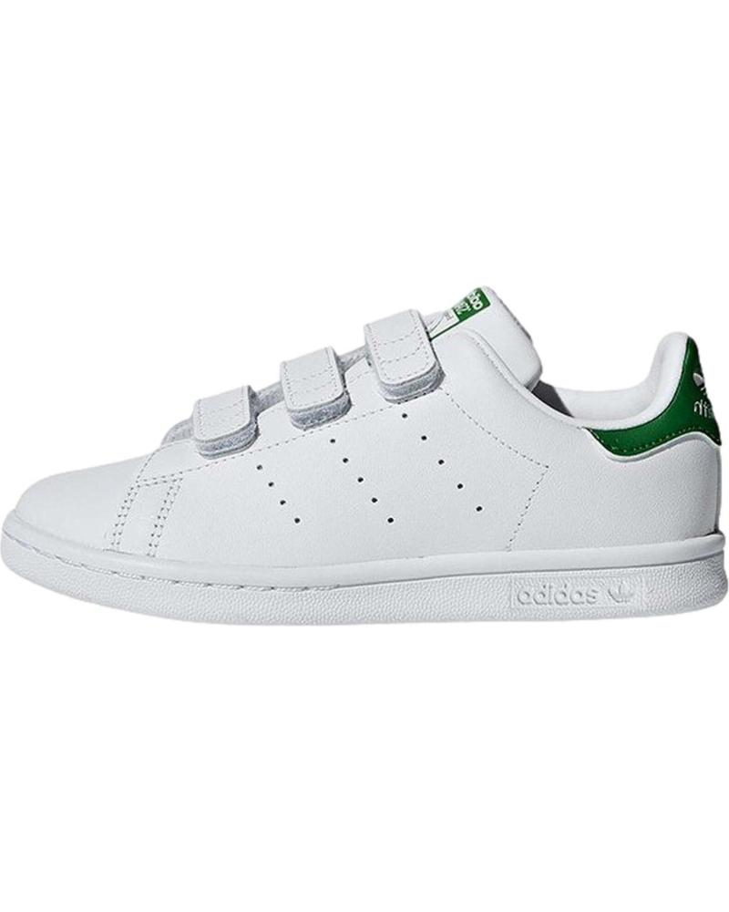 Deportivas ADIDAS  de Niña y Niño MODELO STAN SMITH CF C PARA KID  BLANCO