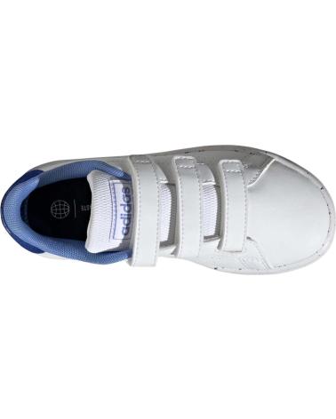 Sneaker ADIDAS  für Mädchen und Junge ZAPATILLA ADVANTAGE LIFESTYLE COURT HOOK-AND  BLANCO