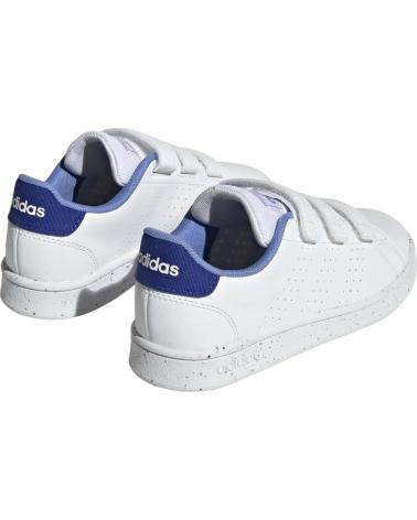 Sneaker ADIDAS  für Mädchen und Junge ZAPATILLA ADVANTAGE LIFESTYLE COURT HOOK-AND  BLANCO