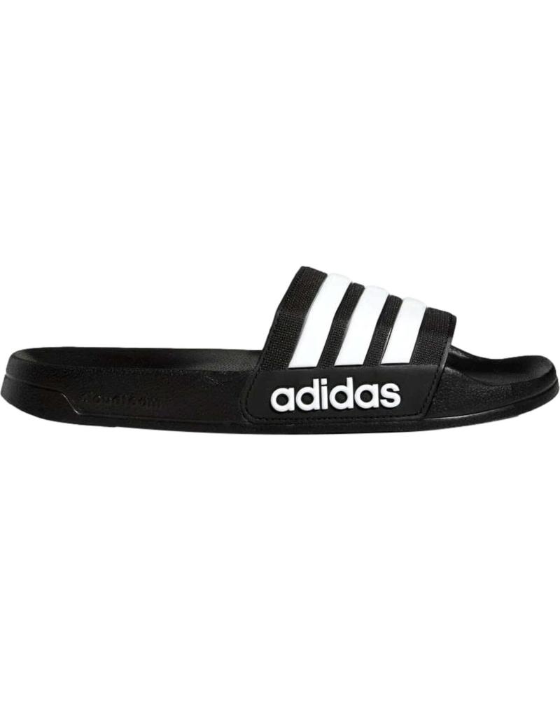 Woman and boy Flip flops ADIDAS CHANCLAS CF ADILETTE NEGRO BLANC 