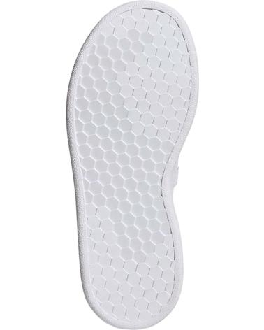 girl and boy Trainers ADIDAS GW6495 ADVANTAGE CF C  FTWWHT-REAPNK-CBLACK