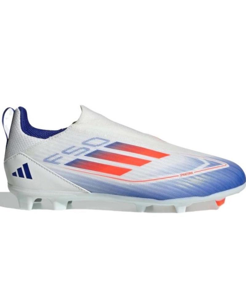Deportivas ADIDAS  de Niña y Niño MODELO F50 LEAGUE LL FG-MG J PA  BLANCO