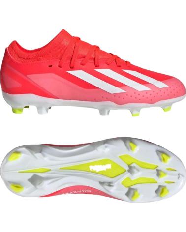 Sportivo ADIDAS  per Donna e Uomo e Bambina e Bambino MODELO X CRAZYFAST LEAGUE FG J  ROJO