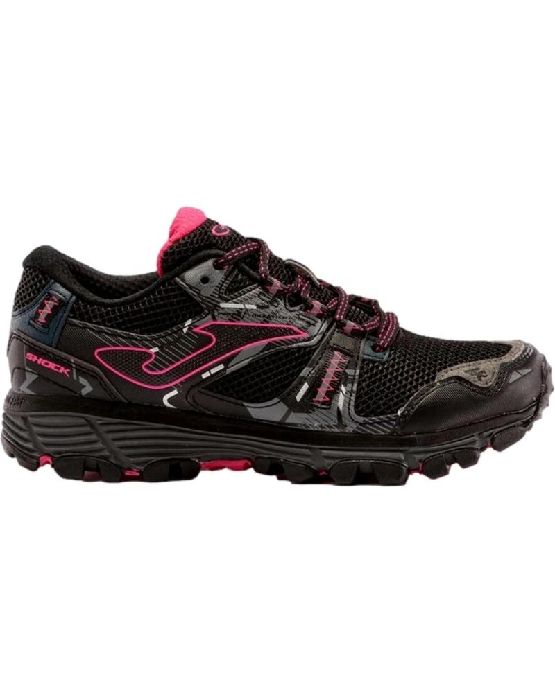 Zapatillas deporte JOMA  de Mujer MODELO SCHOCK LADY 2131 AISLATEX  NEGRO