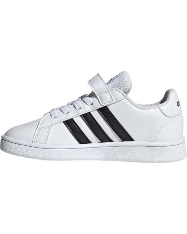 Sportivo ADIDAS  per Bambina e Bambino DEPORTIVO CORDON ELASTICO-VELCRO -NEGRO  BLANCO