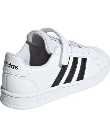 Sportivo ADIDAS  per Bambina e Bambino DEPORTIVO CORDON ELASTICO-VELCRO -NEGRO  BLANCO