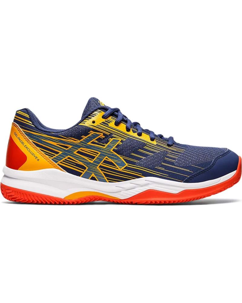 Sapatilhas ASICS de Homem MODELO GEL-PADEL EXCLUSIVE 6 PAR AZUL Sapatilhas ASICS de Homem MODELO GEL-PADEL EXCLUSIVE 6 PAR AZUL