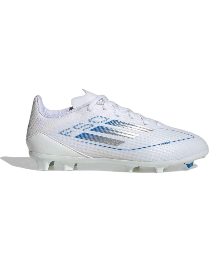Deportivas ADIDAS  de Niña y Niño MODELO F50 LEAGUE FG-MG J PARA  BLANCO
