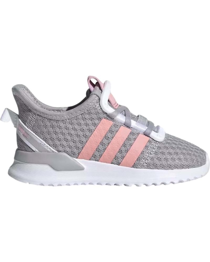 Deportivas ADIDAS  de Niña y Niño MODELO UPATH RUN EL I PARA JUN  GRIS