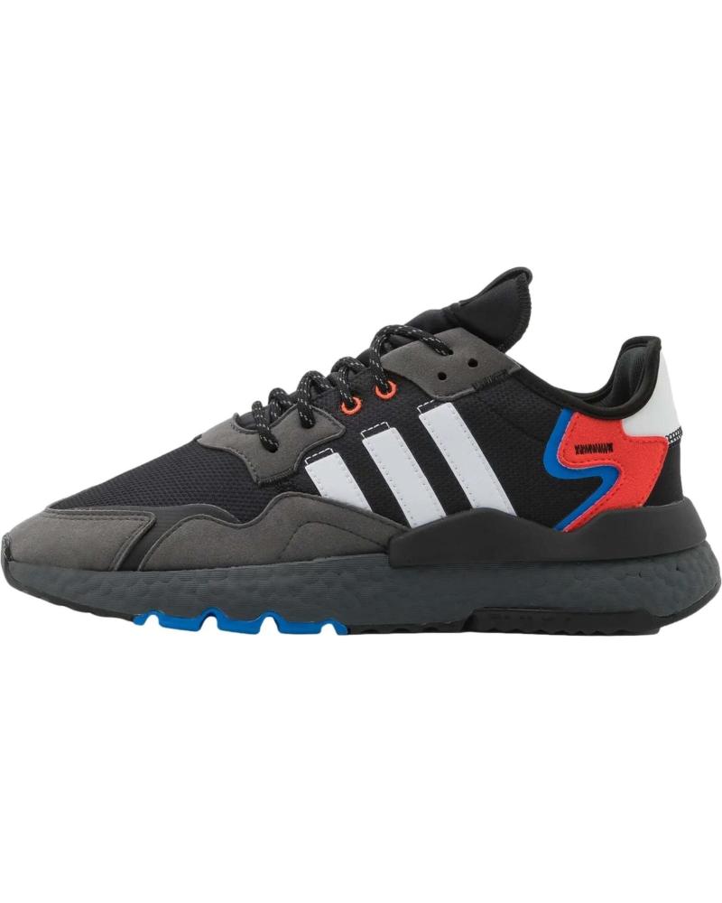 ADIDAS NITE JOGGER NEGRAS CON DETALLES VIBRANTES NEGRO