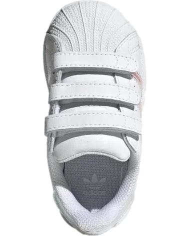 Sportivo per Bambina e Bambino ADIDAS MODELO SUPERSTAR CF I PARA KIDS BLANCO