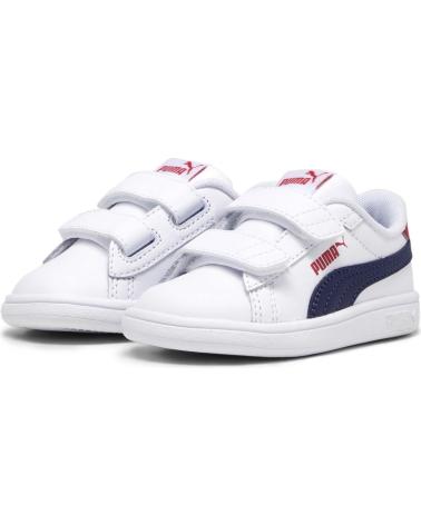 Sportivo PUMA  per Bambina e Bambino MODELO SMASH 3 0 L V I PARA  BLANCO