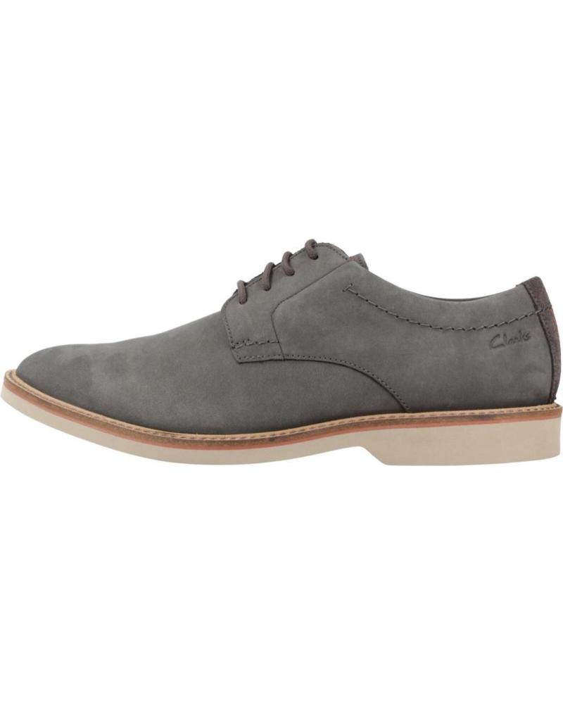 Zapatos CLARKS  de Hombre INFORMALES HOMBRE MODELO ATTICUS LTLACE COLOR GRIS  GREY