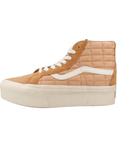 Woman Zapatillas deporte VANS OFF THE WALL ZAPATILLAS MUJER VANS MODELO SK8-HI REISSUE PLAT COLOR MARRO  CAMEL