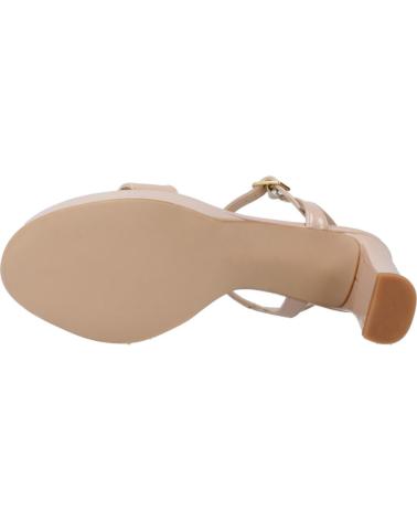 Sandali per Donna UNISA SANDALIA VESTIR DE CHAROL CON TACON Y PLATAFORMA DUSTY NUDE