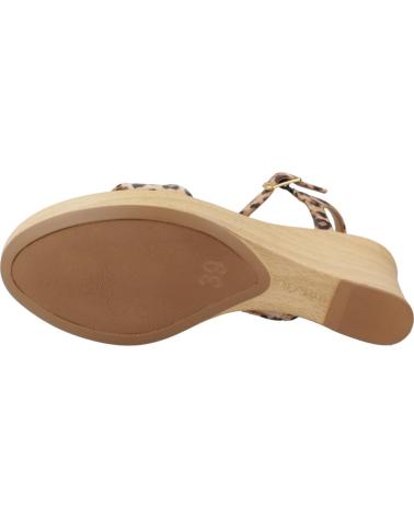 Sandalias UNISA  de Mujer SANDALIAS MUJER MODELO RITA 25 LKD COLOR ANIMAL PRINT  CANELE
