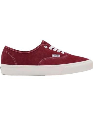 Man Trainers VANS OFF THE WALL VA5HZS9G8 UA AUTHENTIC PIG SUEDE POMEGRNTSNWWHT