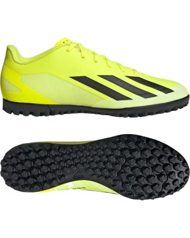 Sapatilhas ADIDAS  de Homem BOTAS DE FUTBOL X CRAZYFAST CLUB TF PARA HOMBRE EN COLOR AMA  AMARILLO