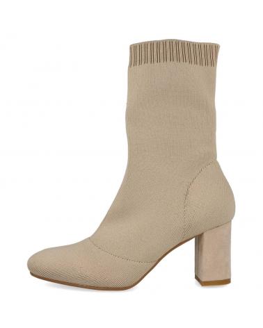 Botins De Mujer BUBBLE BOBBLE 2605 BOTINES ELASTICOS MUJER  BEIG