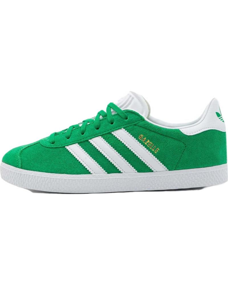 Deportivas de Niña y Niño ADIDAS ZAPATILLAS GAZELLE PARA NINOS UNISEX EN COLOR VERDE