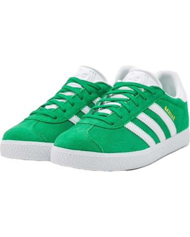 Deportivas de Niña y Niño ADIDAS ZAPATILLAS GAZELLE PARA NINOS UNISEX EN COLOR VERDE