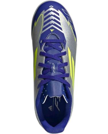 Sportivo ADIDAS  per Bambina e Bambino ZAPATILLAS F50 CLUB IN J MESSI FUTBOL SALA PLATA  AZUL