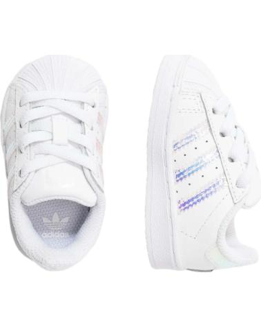 Deportivas ADIDAS  de Niña y Niño ZAPATILLAS SUPERSTAR I PARA NINOS UNISEX EN COLOR  BLANCO