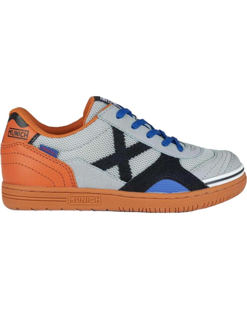 Sportif MUNICH  pour Fille et Garçon ZAPATILLA GRESCA KID 313 1500315  GRIS