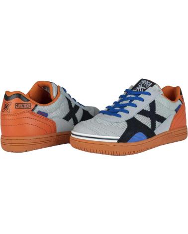 Sportif MUNICH  pour Fille et Garçon ZAPATILLA GRESCA KID 313 1500315  GRIS