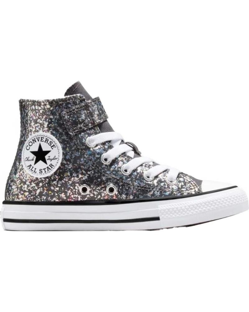 Deportivas CONVERSE  de Niña ZAPATILLAS CHUCK TAYLOR ALL STAR GLITTER EASY-ON PARA NINOS  PLATEADO