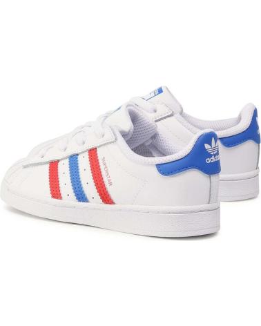 Deportivas ADIDAS  de Niña y Niño ZAPATILLAS SUPERSTAR I PARA NINOS UNISEX EN COLOR  BLANCO