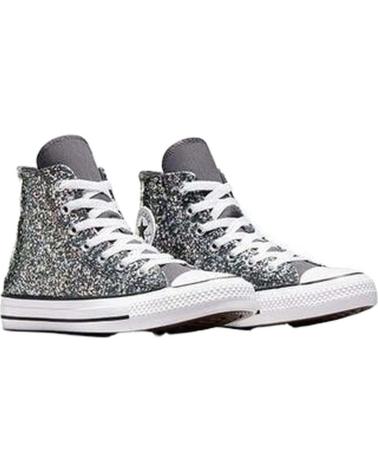 Sportif CONVERSE  pour Fille et Garçon ZAPATILLAS CHUCK TAYLOR ALL STAR PARA NINOS UNISEX EN COLOR  PLATEADO