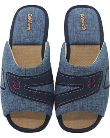 Calzado de casa DEVALVERDE  de Hombre ZAPATILLA HOGAR PARA HOMBRE 3187 COLOR  MARINO