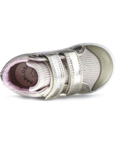 Chaussures PABLOSKY  pour Fille ZAPATILLAS PARA NINAS EN COLOR  PLATEADO