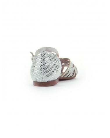 Sandalias ELI  de Niña y Niño CANGREJERA PALTA  PLATA