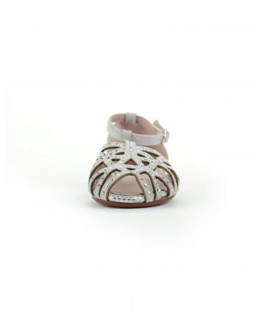 Sandalias ELI  de Niña y Niño CANGREJERA PALTA  PLATA