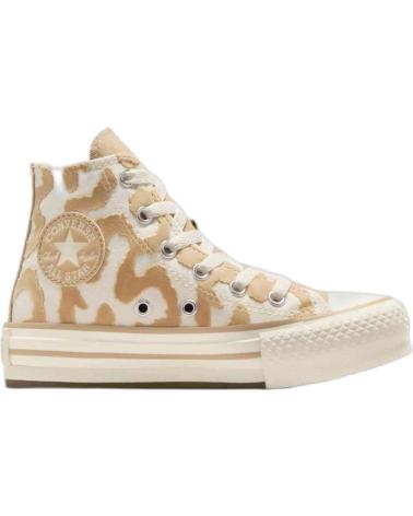 Sneaker CONVERSE  für Mädchen ZAPATILLAS CHUCK TAYLOR ALL STAR EVA LIFT PARA NINOS UNISEX  BEIGE