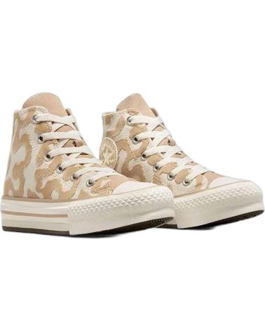 Sneaker CONVERSE  für Mädchen ZAPATILLAS CHUCK TAYLOR ALL STAR EVA LIFT PARA NINOS UNISEX  BEIGE