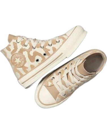Sneaker CONVERSE  für Mädchen ZAPATILLAS CHUCK TAYLOR ALL STAR EVA LIFT PARA NINOS UNISEX  BEIGE