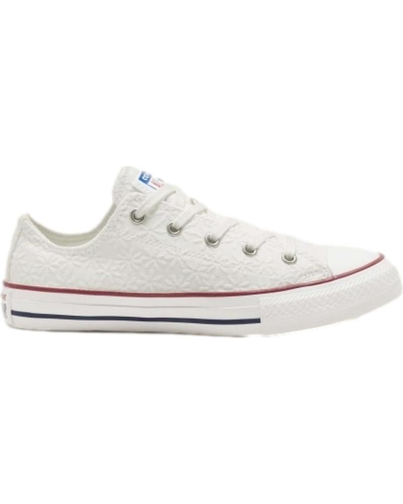 Sportivo CONVERSE  per Bambina e Bambino ZAPATILLAS LONA PARA NINOS UNISEX EN COLOR  BLANCO