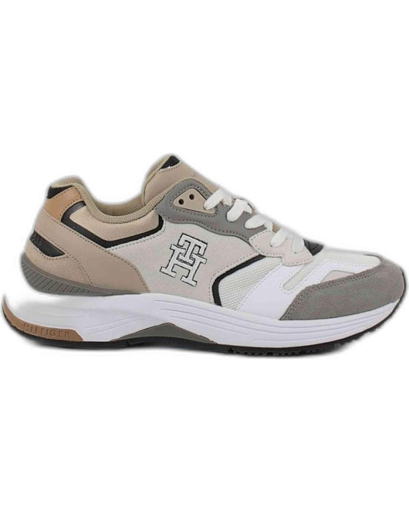 Zapatillas deporte TOMMY HILFIGER  de Hombre ZAPATILLAS MODERN PREP SNEAKER MIX PARA HOMBRE EN COLOR BEIG  BEIGE