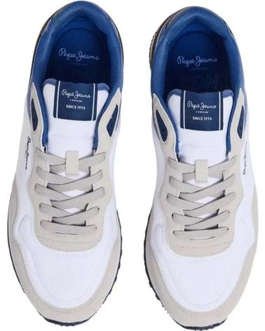 Zapatillas deporte PEPE JEANS  de Hombre ZAPATILLA LONDON SEAL PMS40001  BLANCO