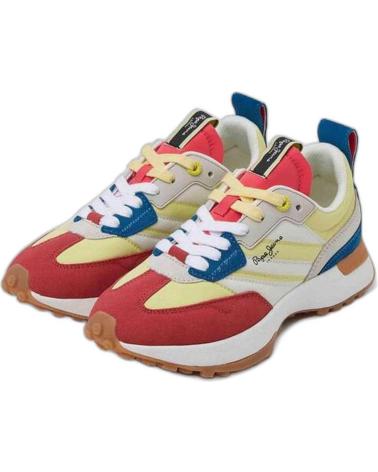 Scarpe sport PEPE JEANS  per Donna SNEAKERS LUCKY PRINT  AMARILLO