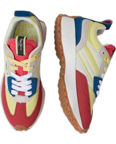 Scarpe sport PEPE JEANS  per Donna SNEAKERS LUCKY PRINT  AMARILLO